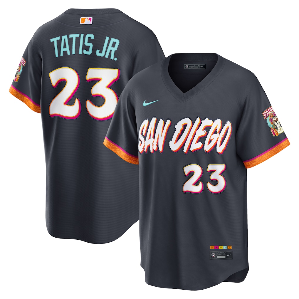 Men San Diego Padres #23 Fernando Tatis Jr. Nike Obsidian 2026 City Connect Stadium Jersey